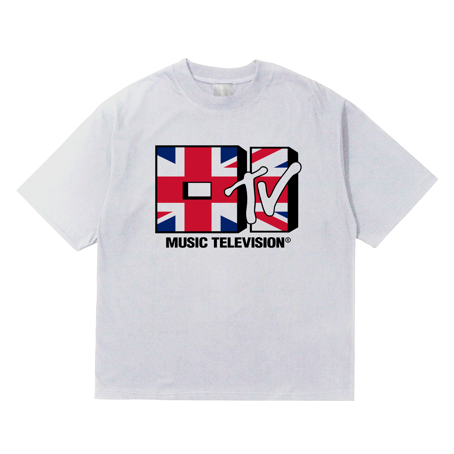 WHITE OI TV T-SHIRT